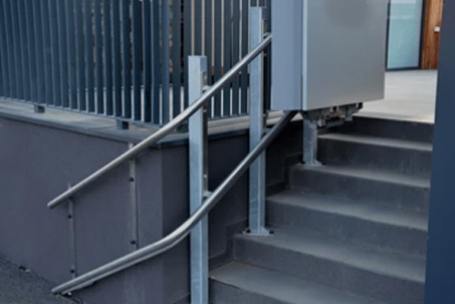 Plataforma salvaescaleras exterior