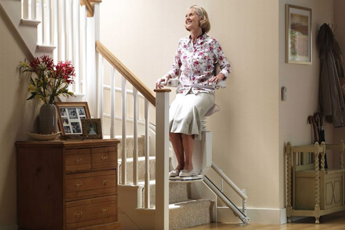 Salvaescaleras perch